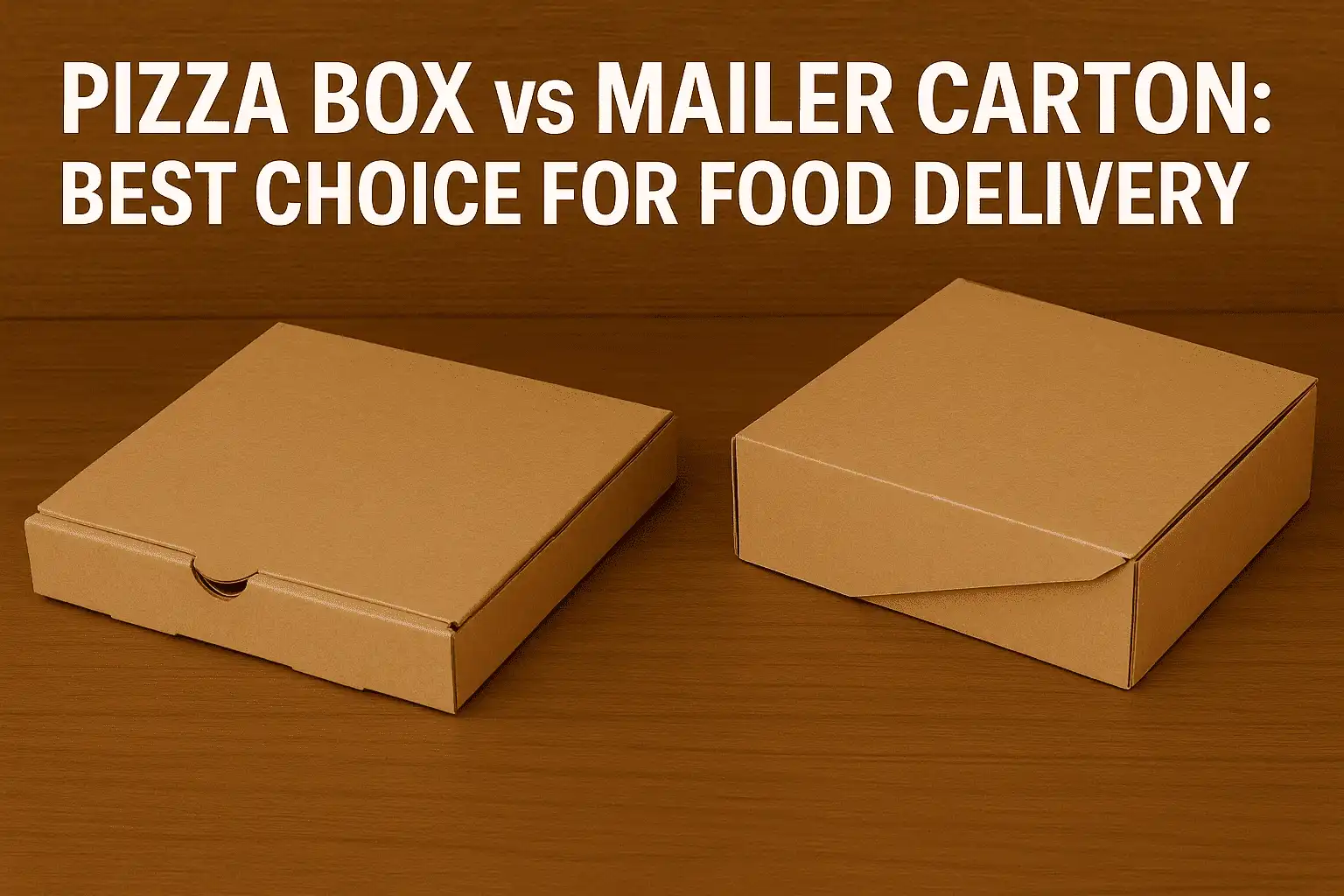 Pizza Box vs Mailer Carton: Best Choice for Food Delivery